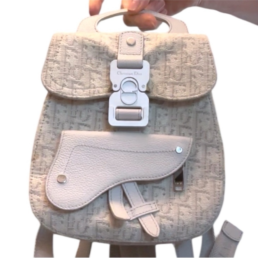 Christian Dior Trotter Canvas Backpack